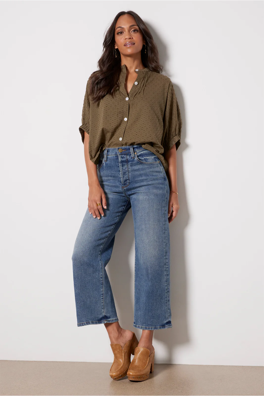 Mandarin Collar Top - Image 2