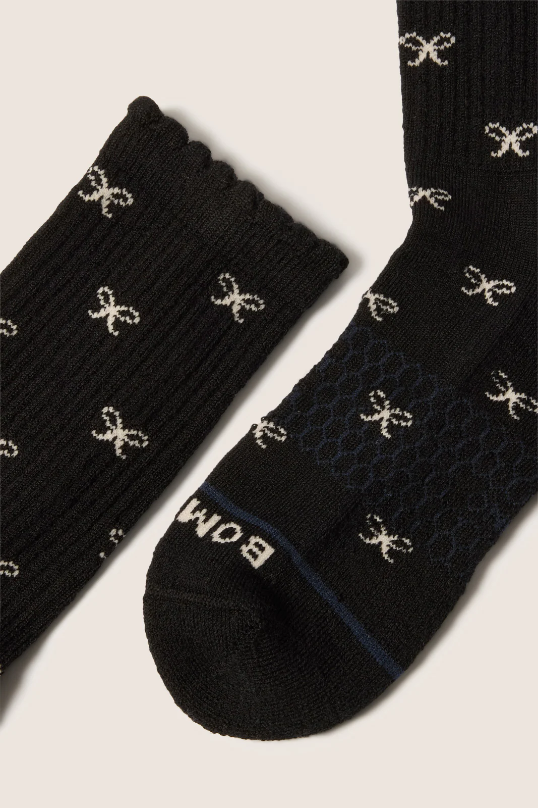 Merino Bow Half Calf Sock - Image 2