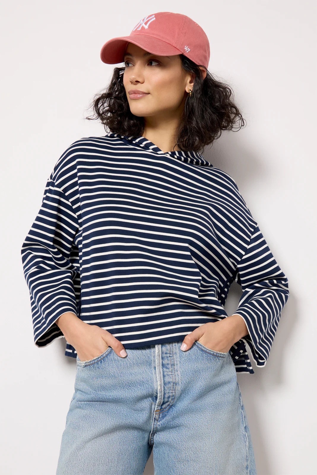 Mia Stripe Hoodie - Image 2