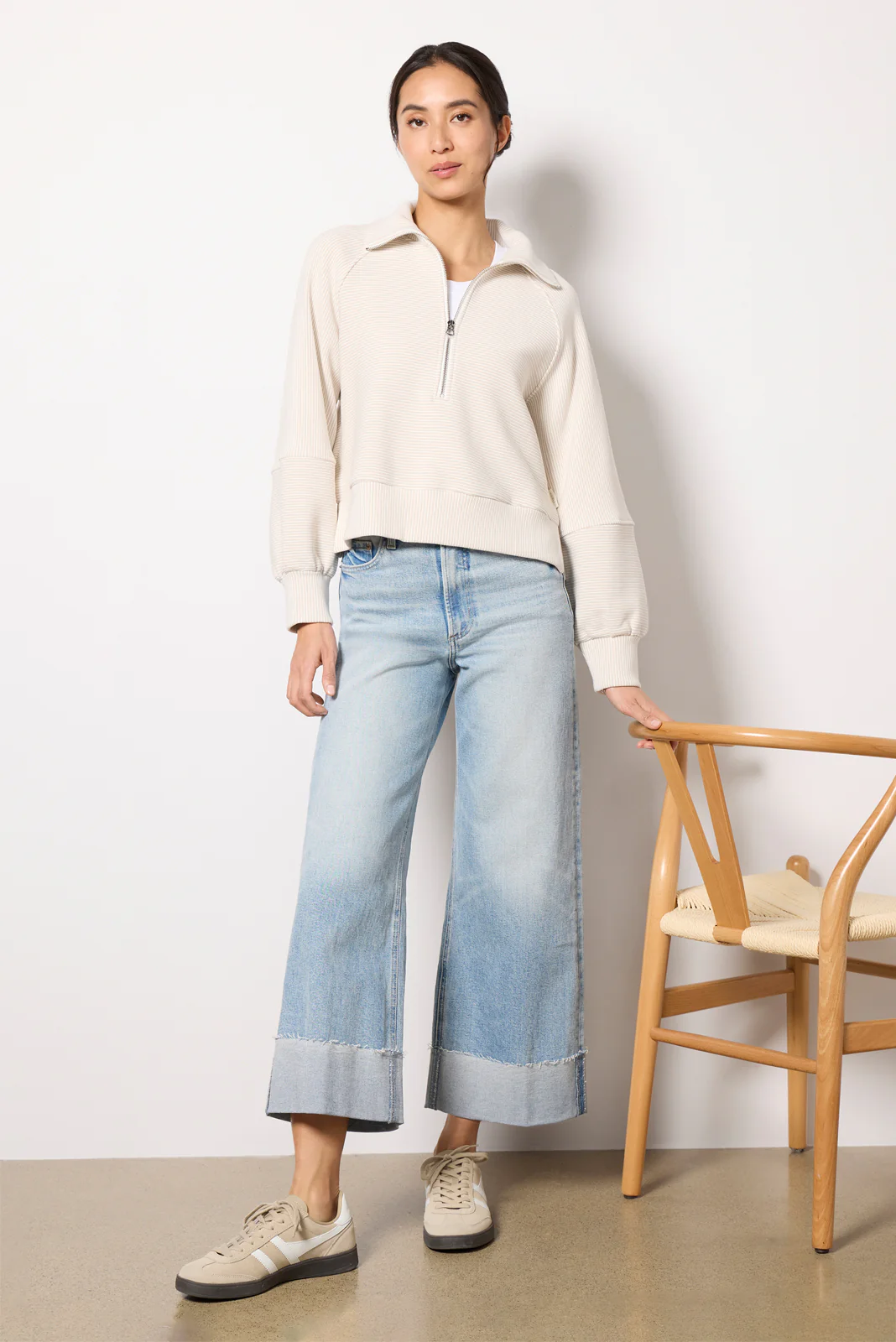 Milano Half Zip Sweat - Image 2