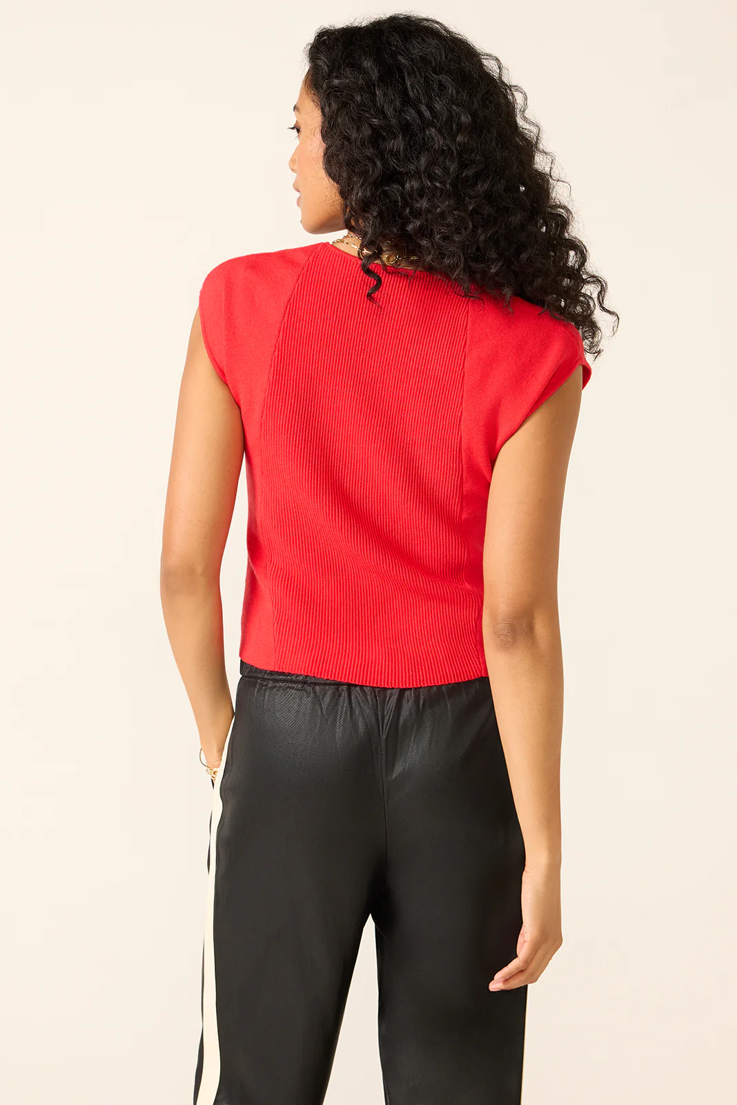 Millie Cap Sleeve Sweater - Image 4