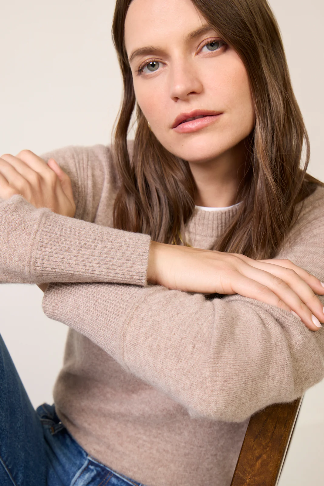 Minka Long Sleeve Cashmere Sweater - Image 3