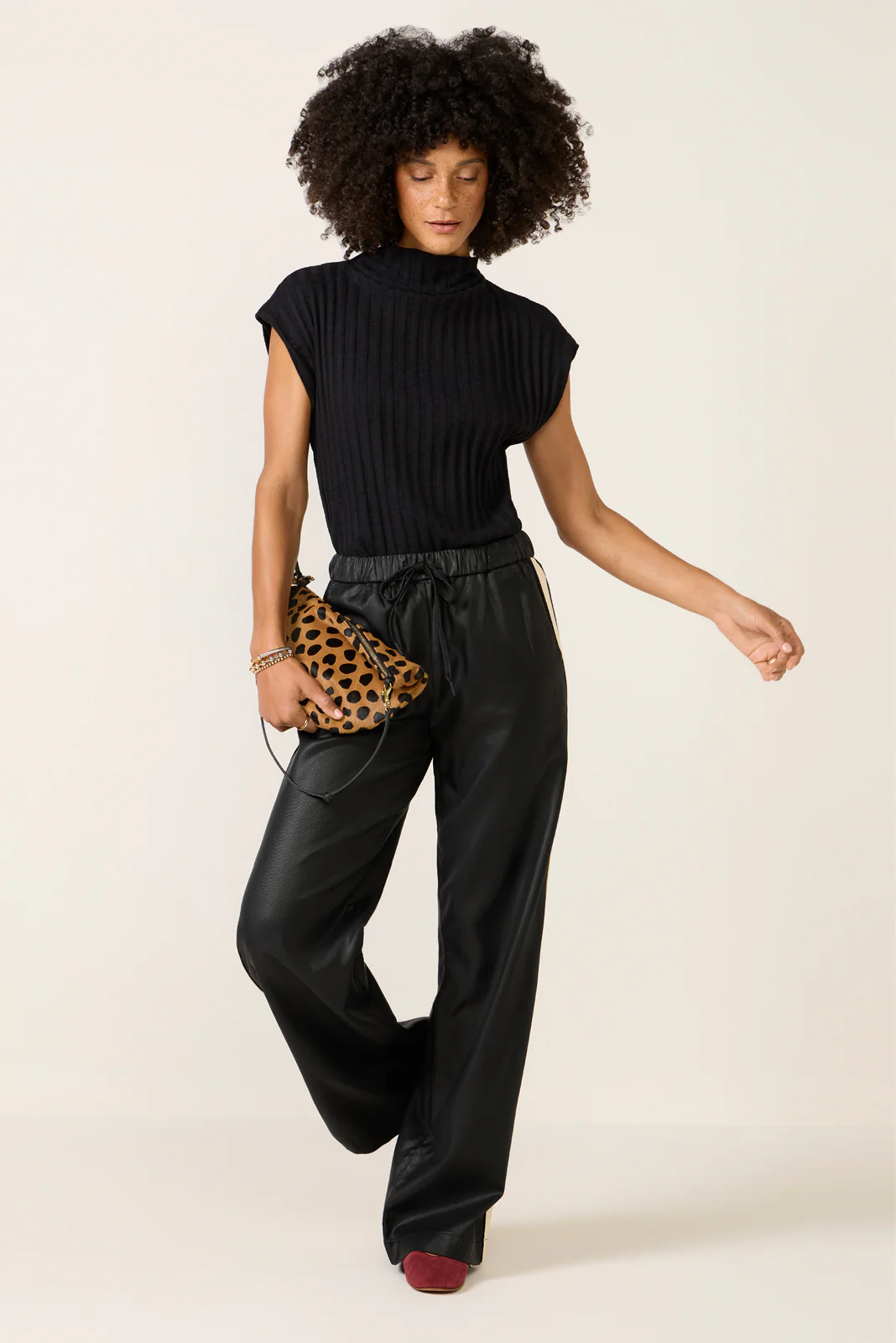 Nara Mock Neck Top - Image 3