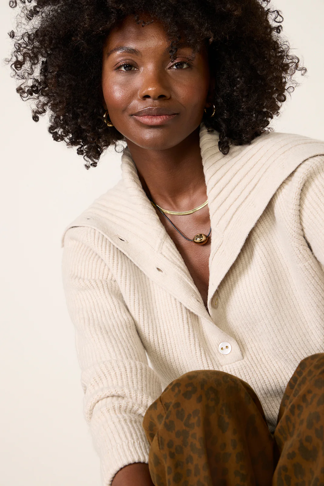 Nash Collared Button Sweater - Image 3