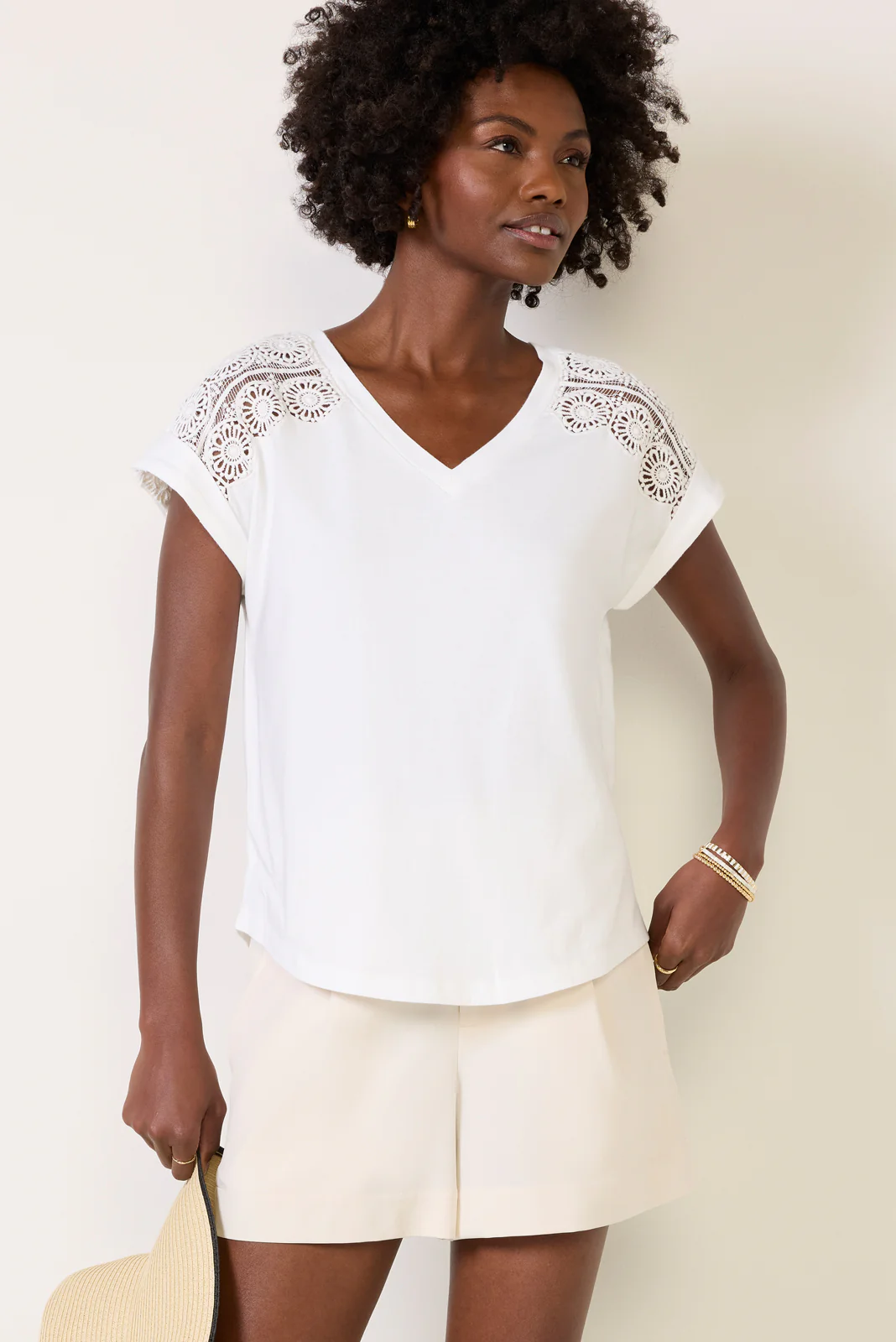 Noah Crochet Tee - Image 2