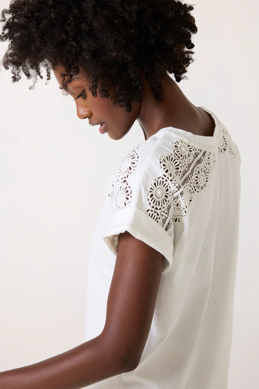 Noah Crochet Tee - Image 3