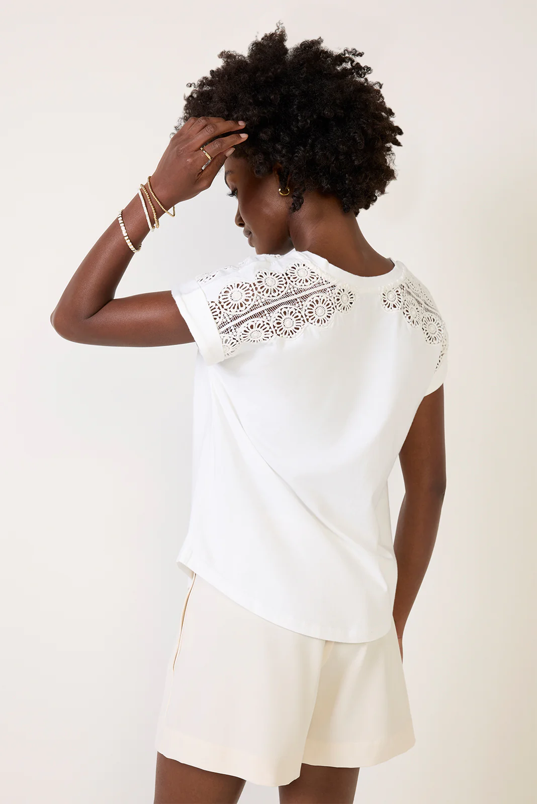 Noah Crochet Tee - Image 4