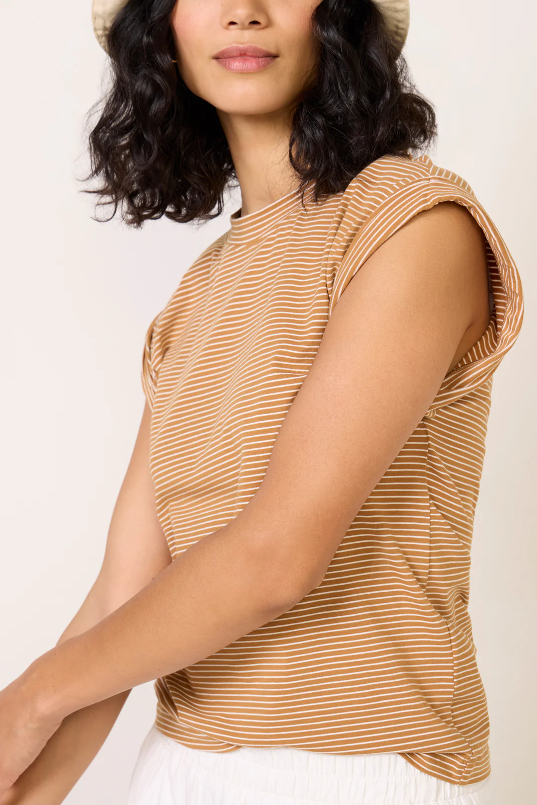 Olivia Rolled Sleeve Tee - Image 2