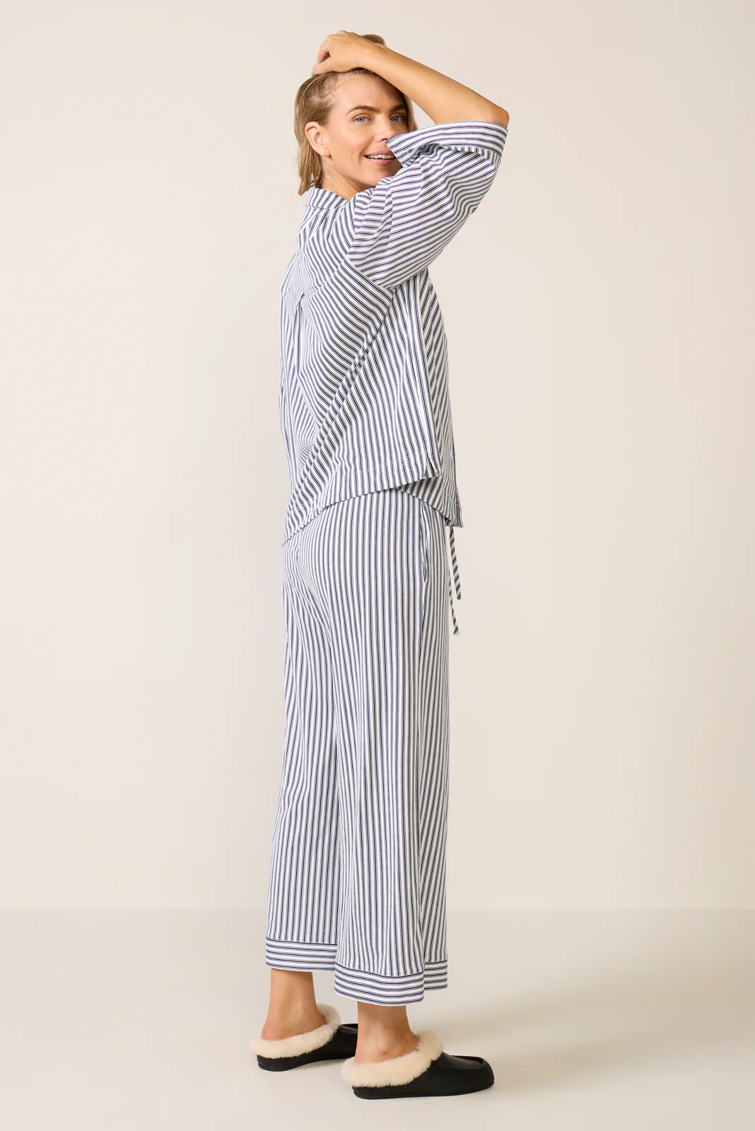 Olivia Wide Leg Pajama Set - Image 4