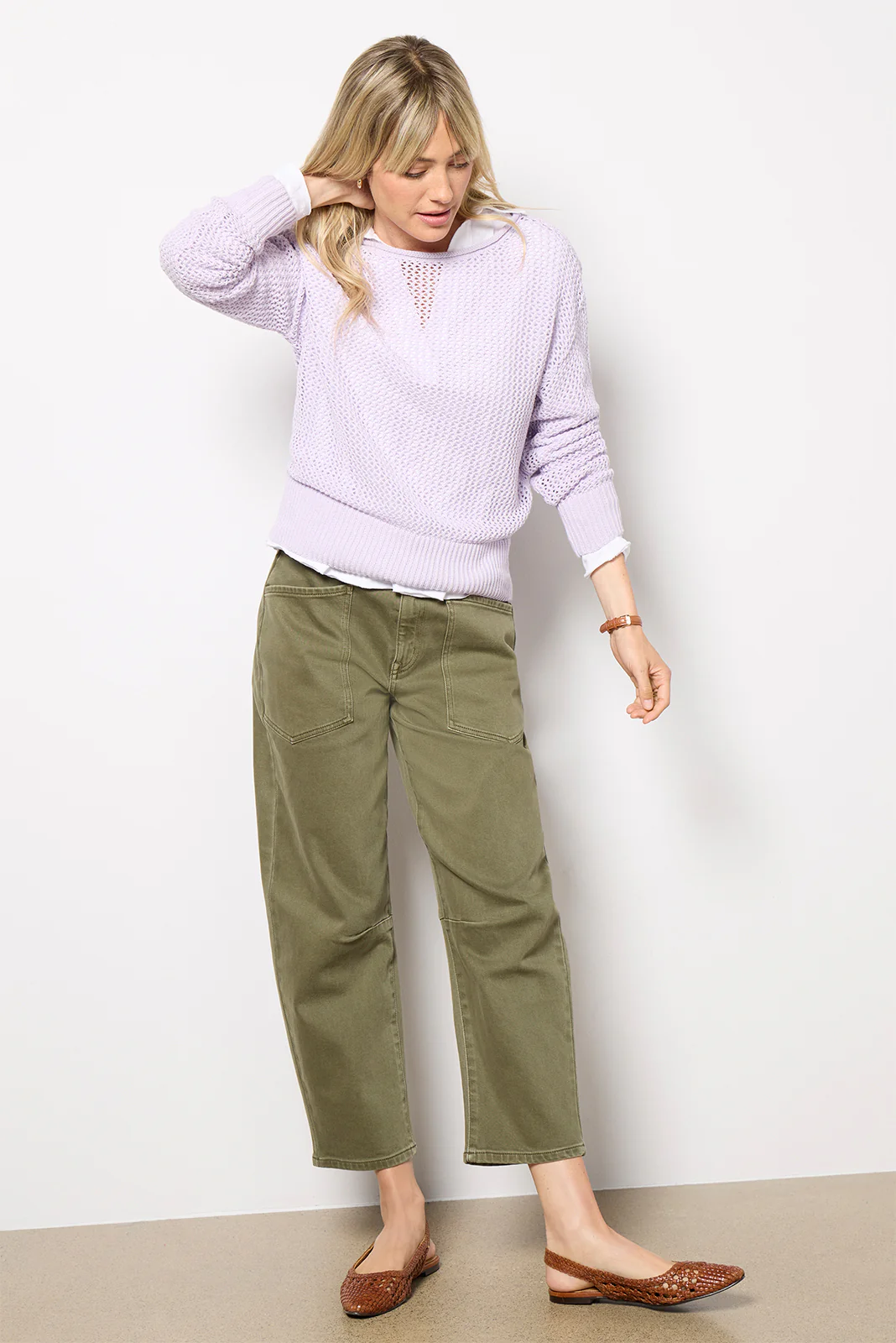 Open Knit Sweater - Image 2