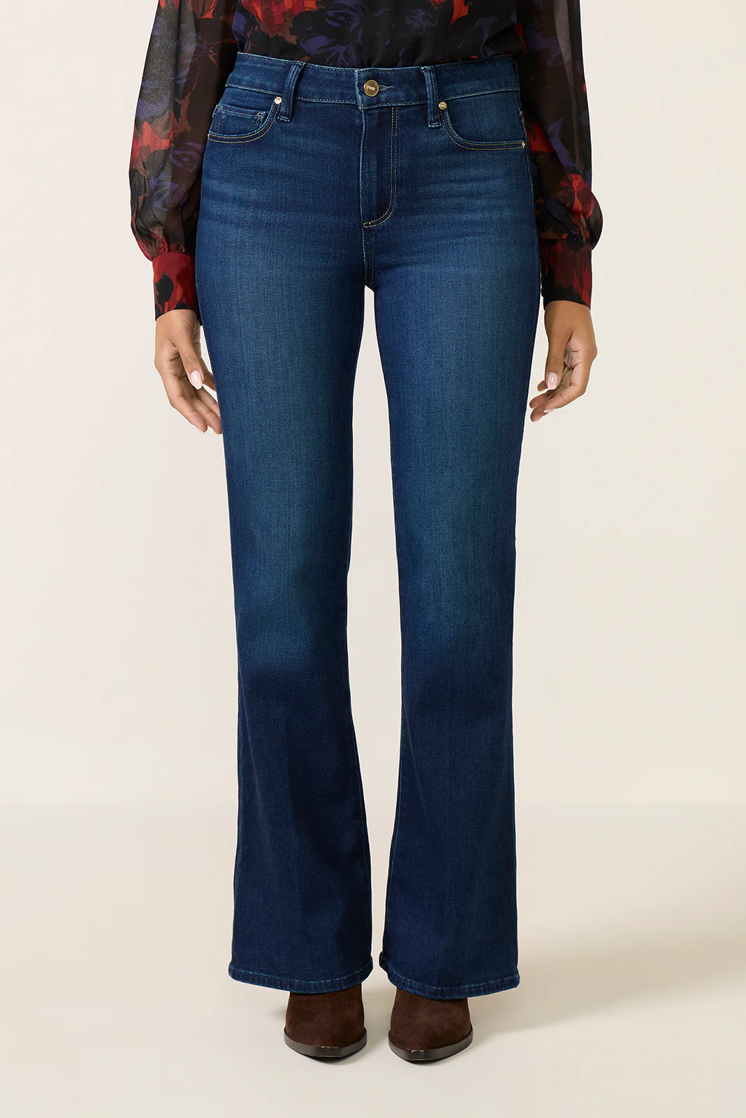 Petite Laurel Canyon Bootcut Jean 30` - Image 5