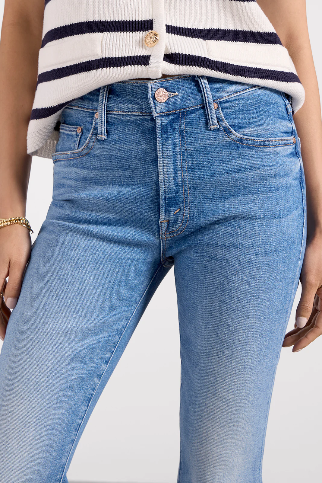 Petite Lil Insider Crop Step Fray - Image 2