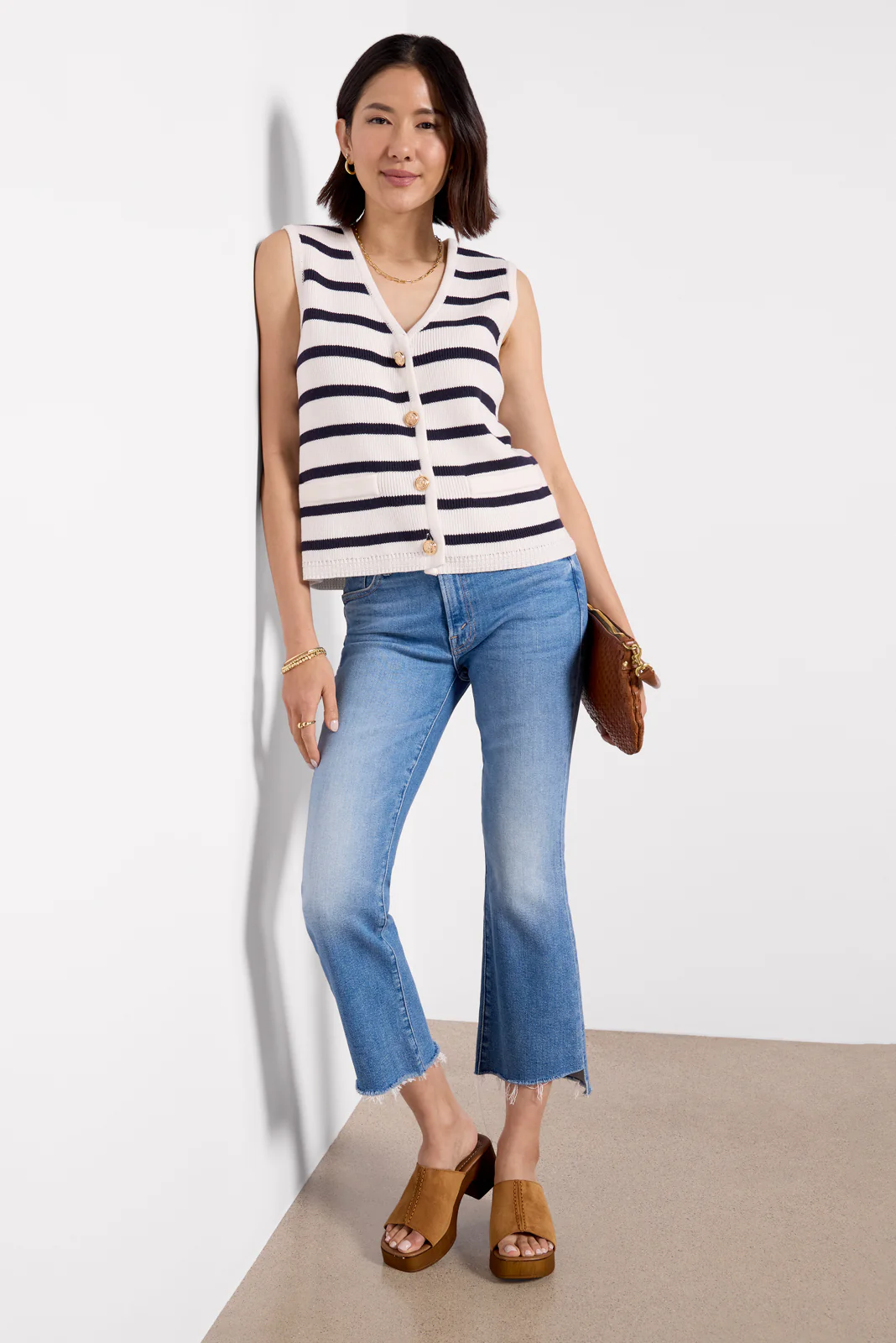 Petite Lil Insider Crop Step Fray - Image 6