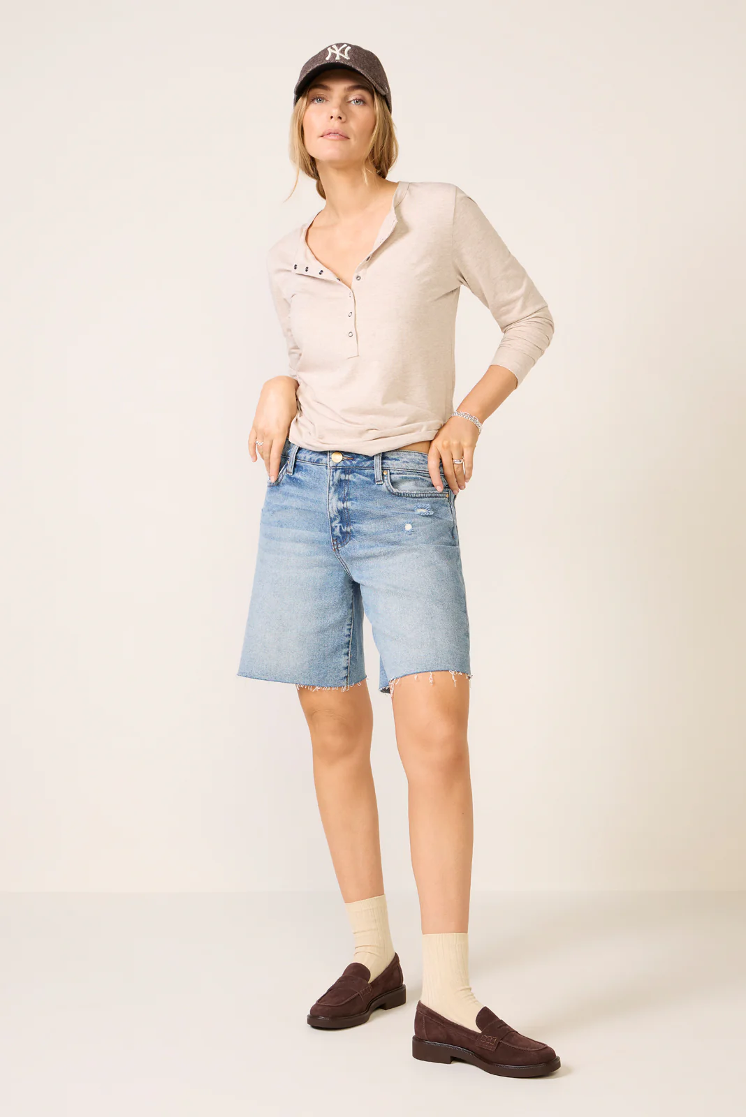 Peyton Henley Long Sleeve Top - Image 3