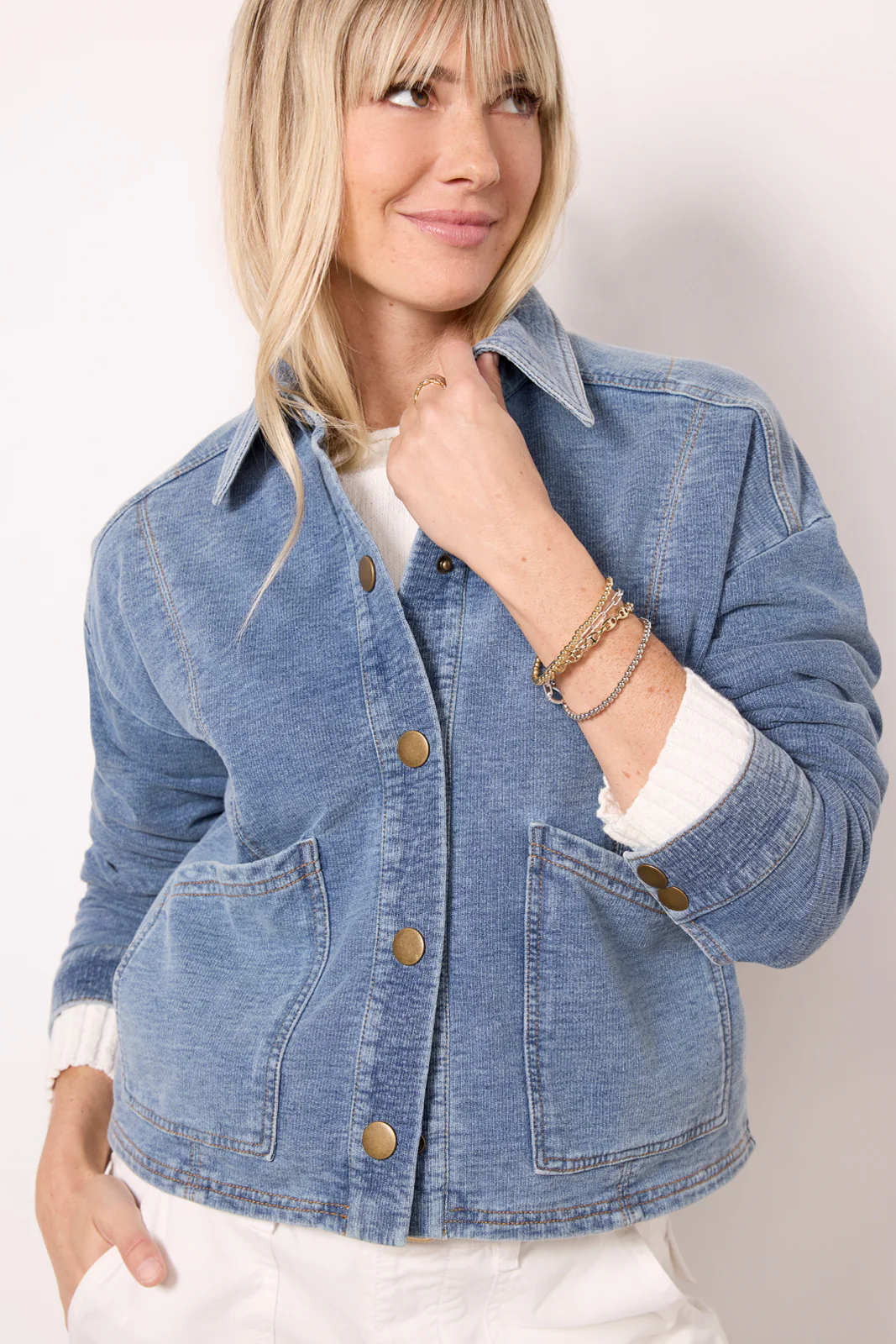 Phoenix Cropped Barn Jacket - Image 2