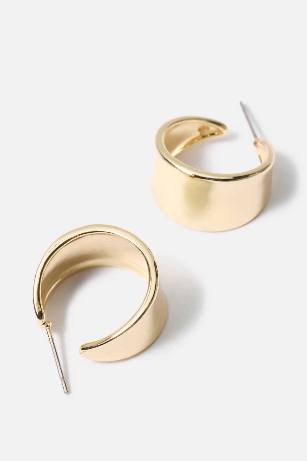 Pippa Flat Hoop Earrings - Image 2