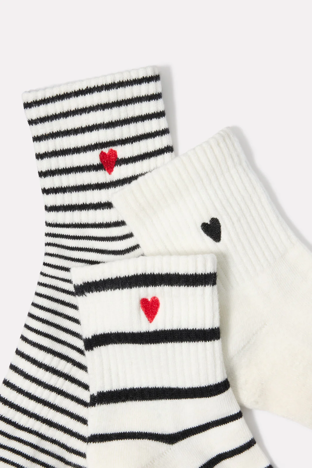 Quarter Heart Sock 3 Pack - Image 2