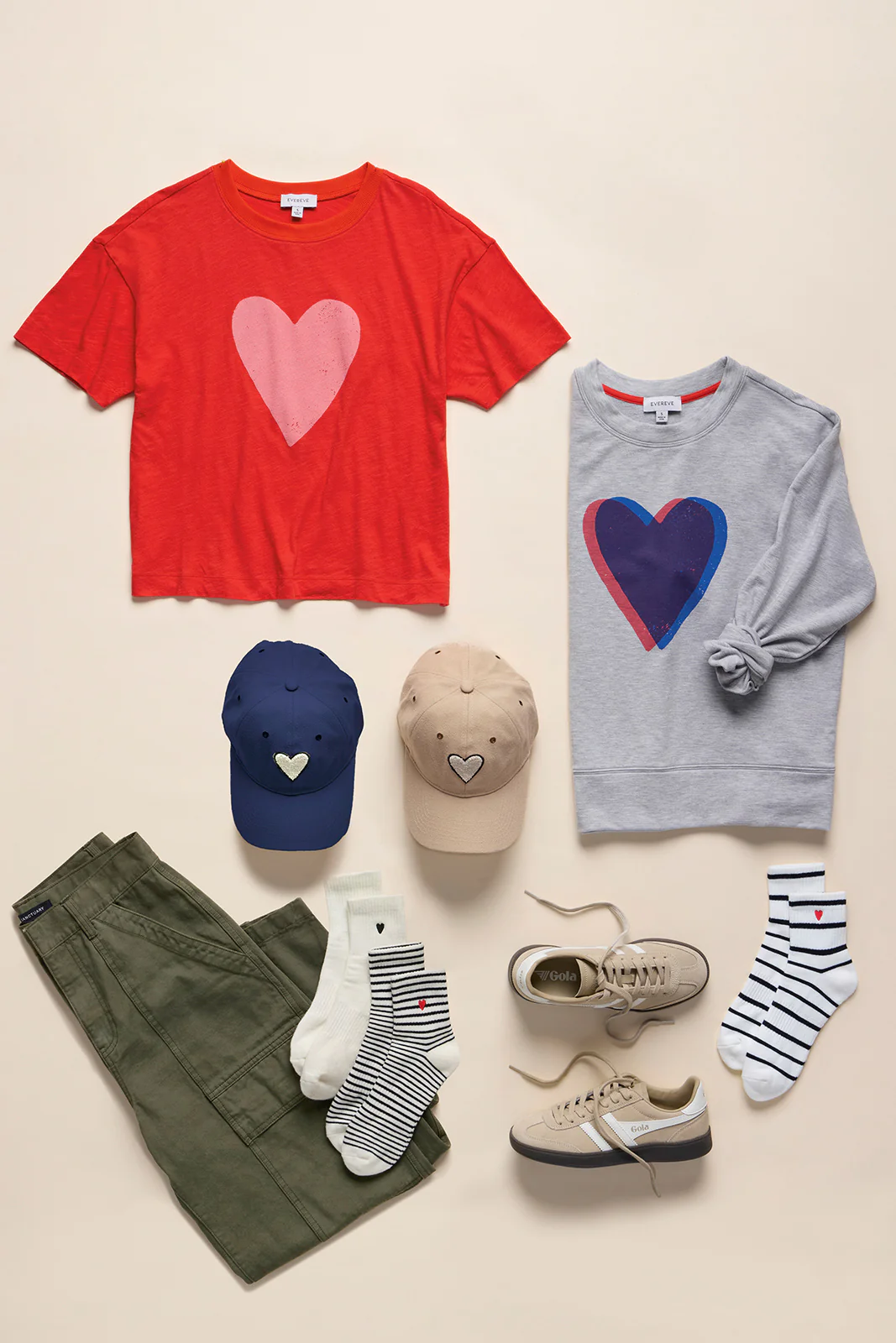 Quarter Heart Sock 3 Pack - Image 3