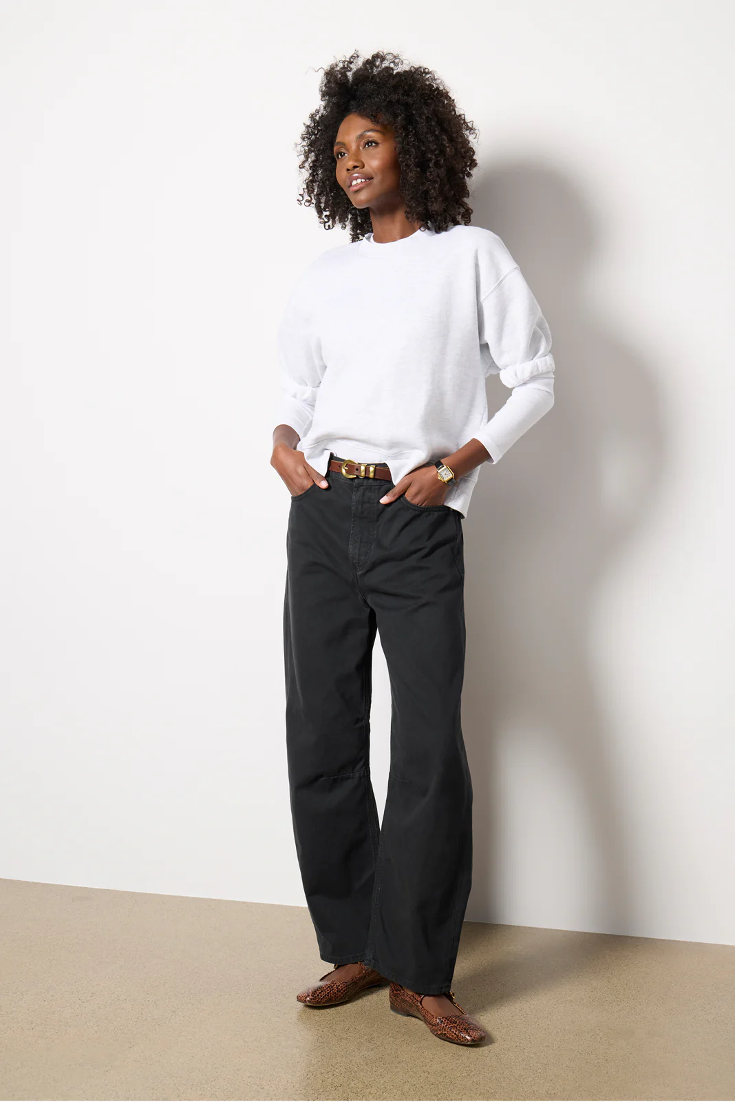 Rebecca Roll Sleeve Sweatshirt - Image 2