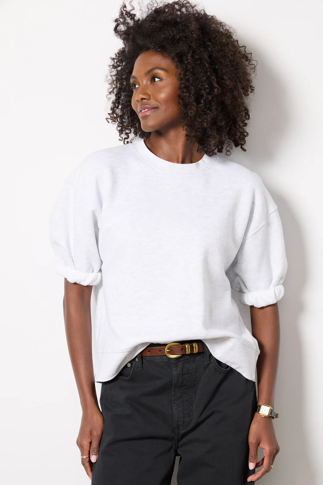 Rebecca Roll Sleeve Sweatshirt - Image 3