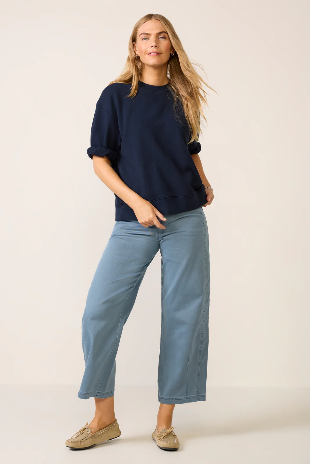 Rebecca Roll Sleeve Sweatshirt - Image 5