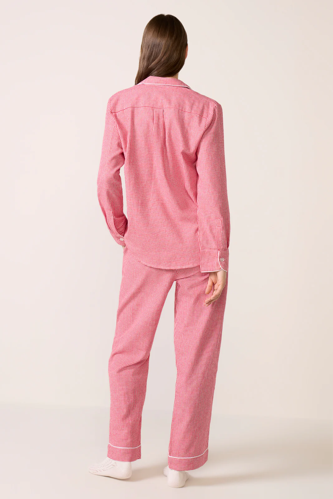 Red Mini Gingham Pajama Set - Image 4