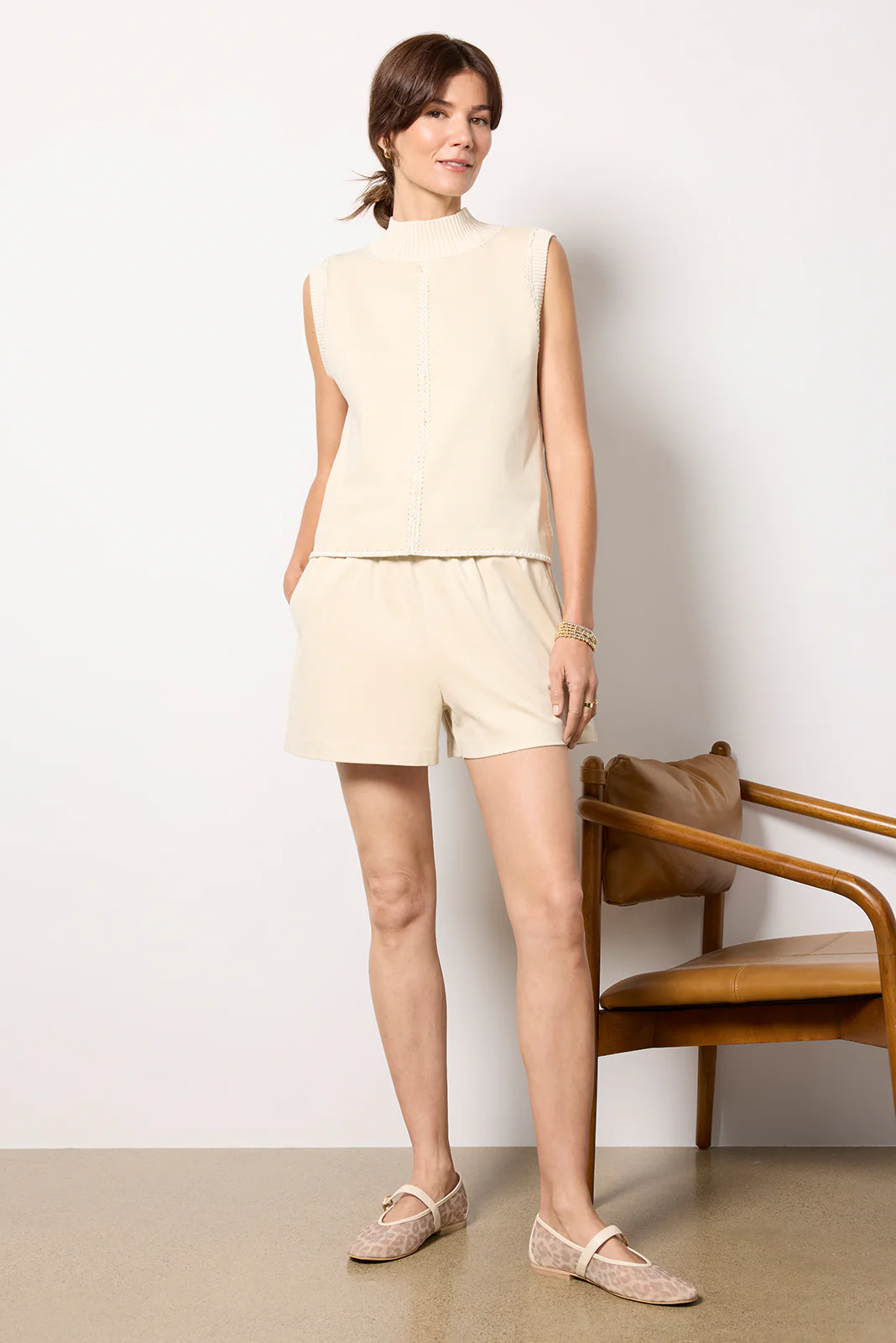 Renne Faux Suede Top - Image 2