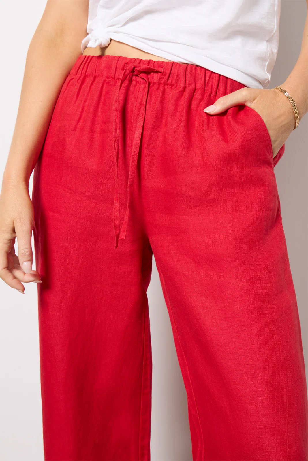 Riley Pant in Linen - Image 2