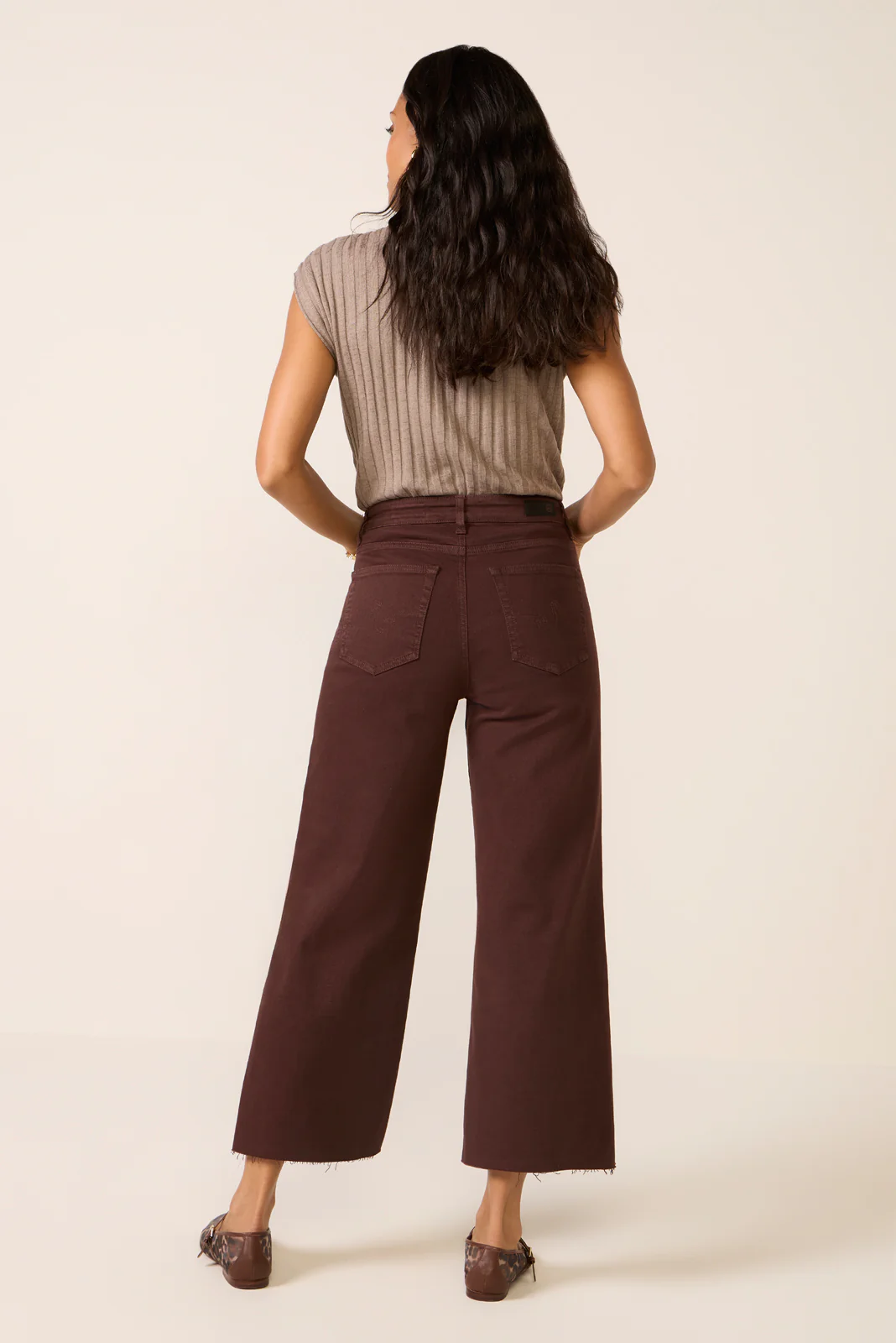 Saige Wide Leg Crop Jean - Image 4