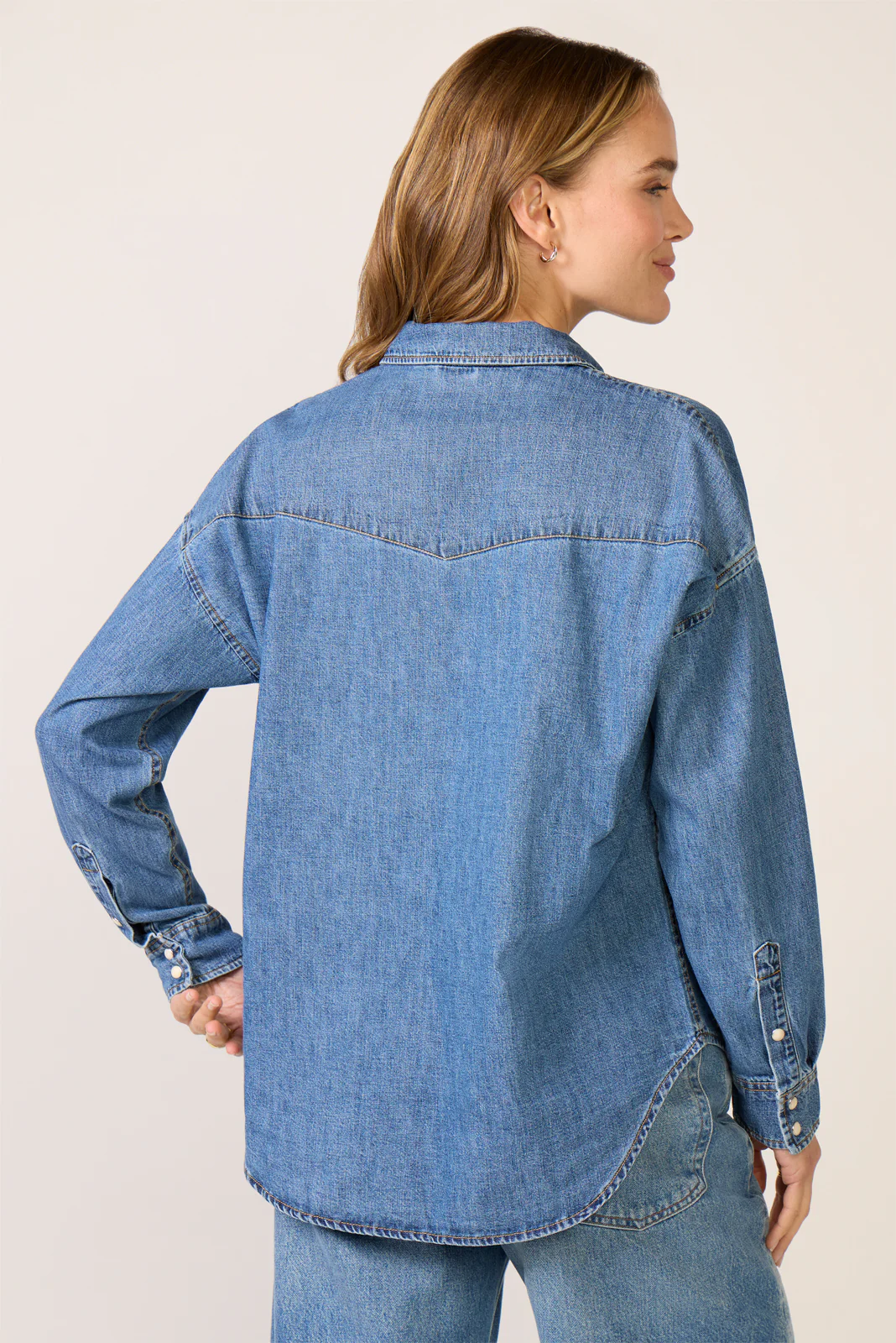 Santa Fe Shirt in Denim - Image 4