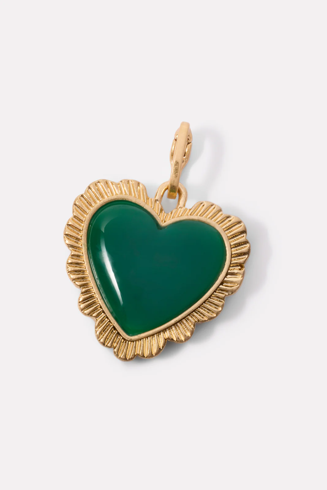 Scallop Heart Charm - Image 3