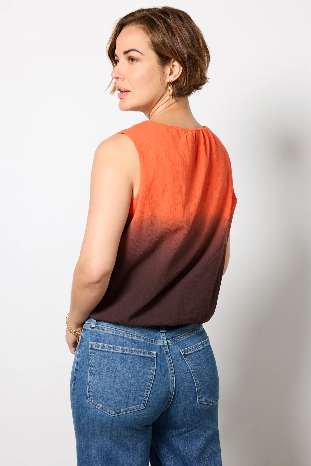 Skye Dip Dye Bubble Top - Image 4