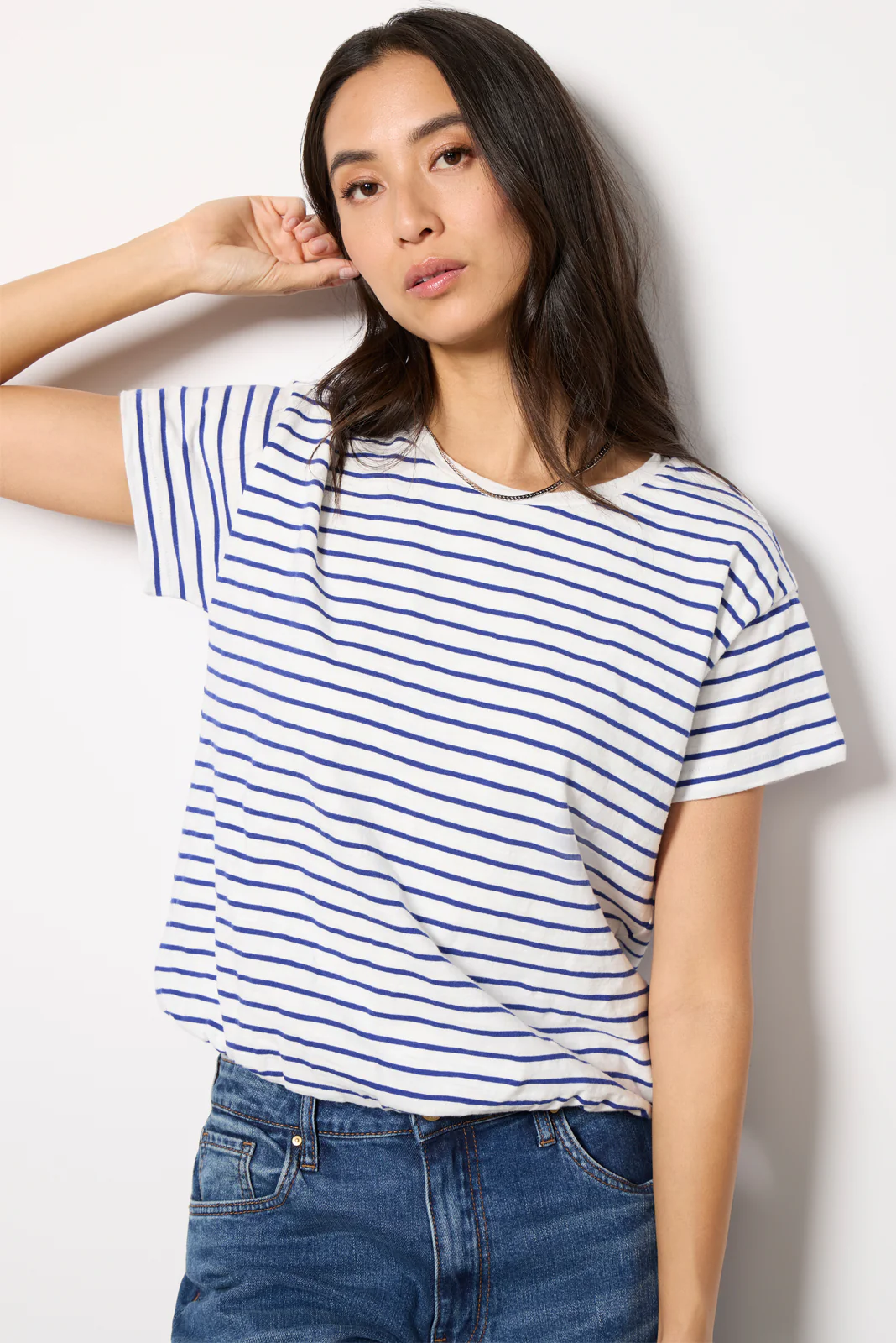 Skye Stripe Bubble Tee - Image 2