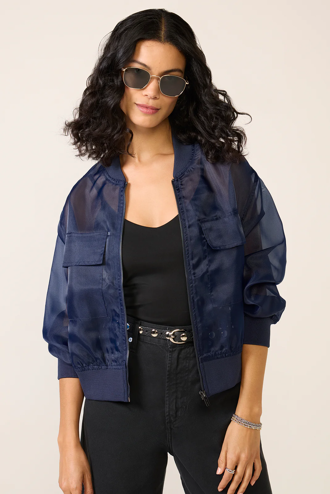 Skyline Organza Bomber - Image 2
