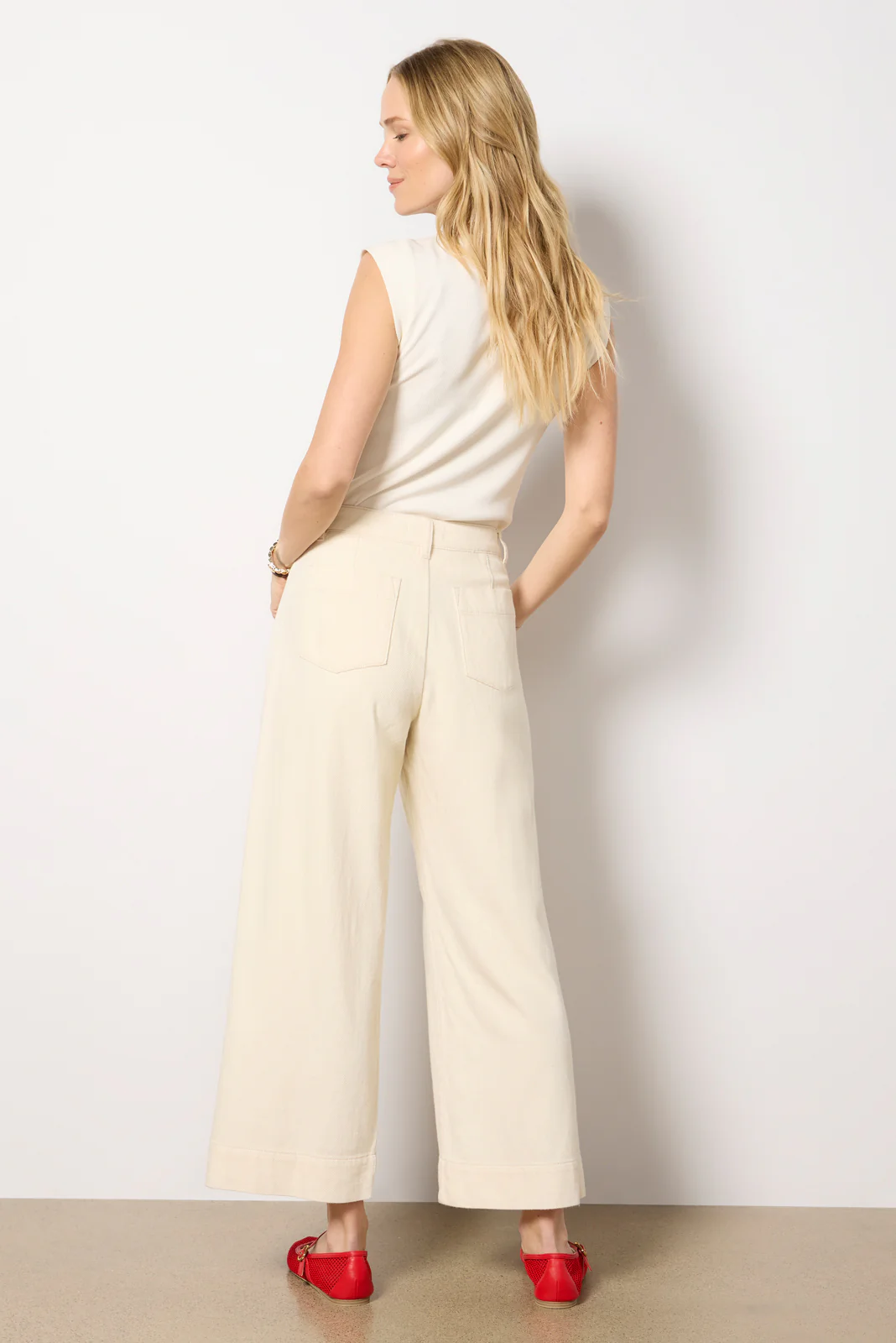 Soft Marine Wide Leg Crop - Image 4