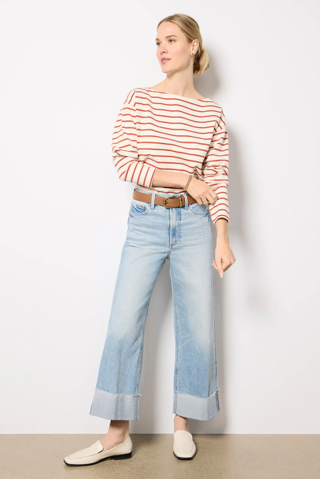 Sport Jersey Boatneck Top - Image 2