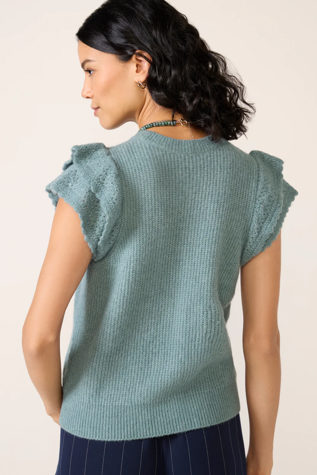 Stasia Flutter Sleeve Pullover - Image 4