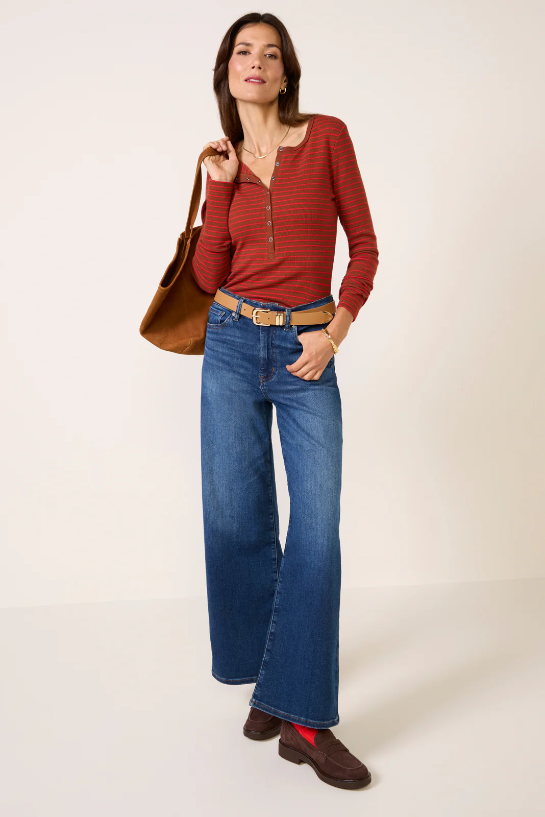 Stella Stripe Henley - Image 2