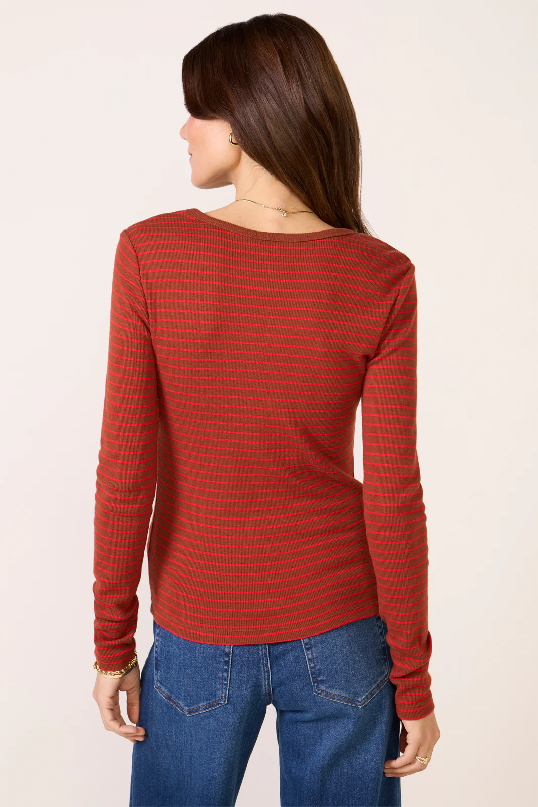 Stella Stripe Henley - Image 4