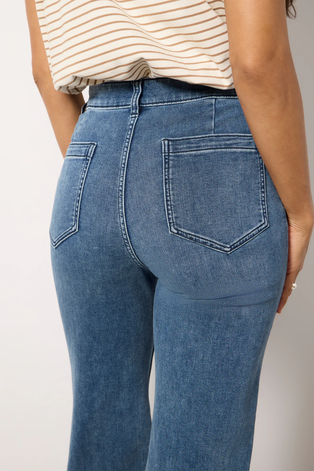 Stretch Terry Cropped Pant - Image 3