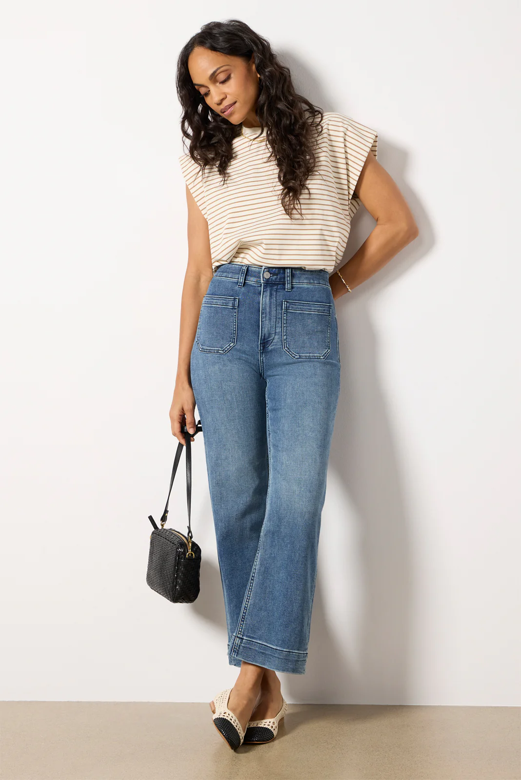 Stretch Terry Cropped Pant - Image 5