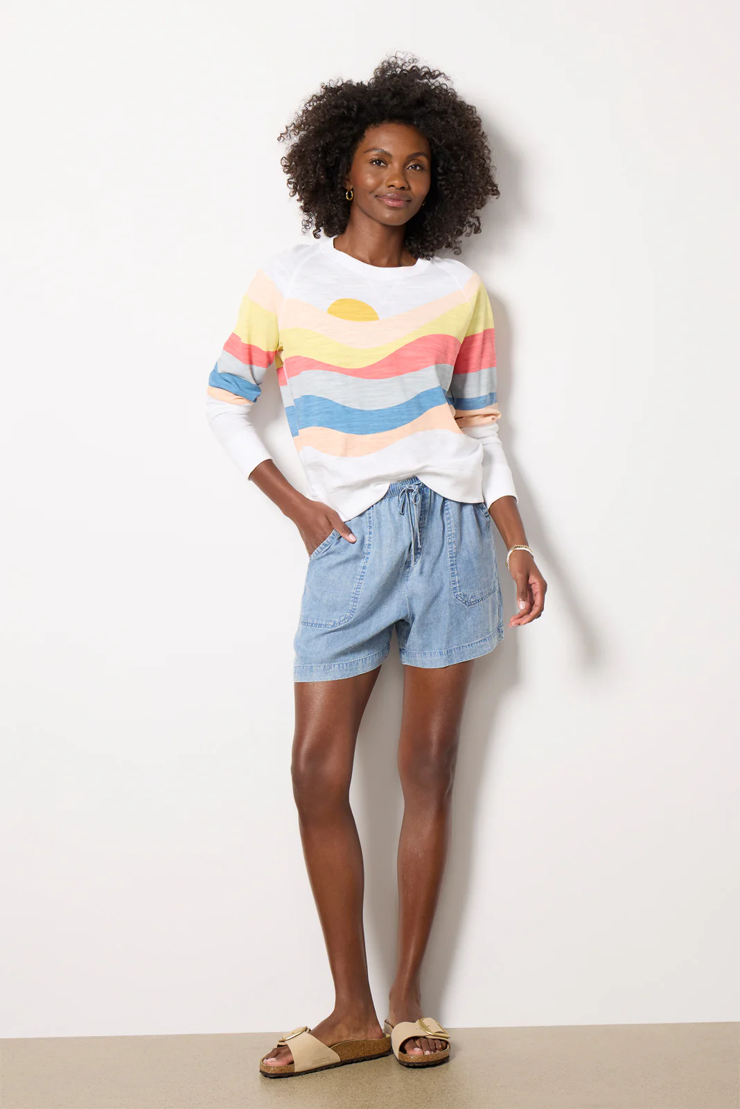 Sunwashed Slub Crew - Image 2