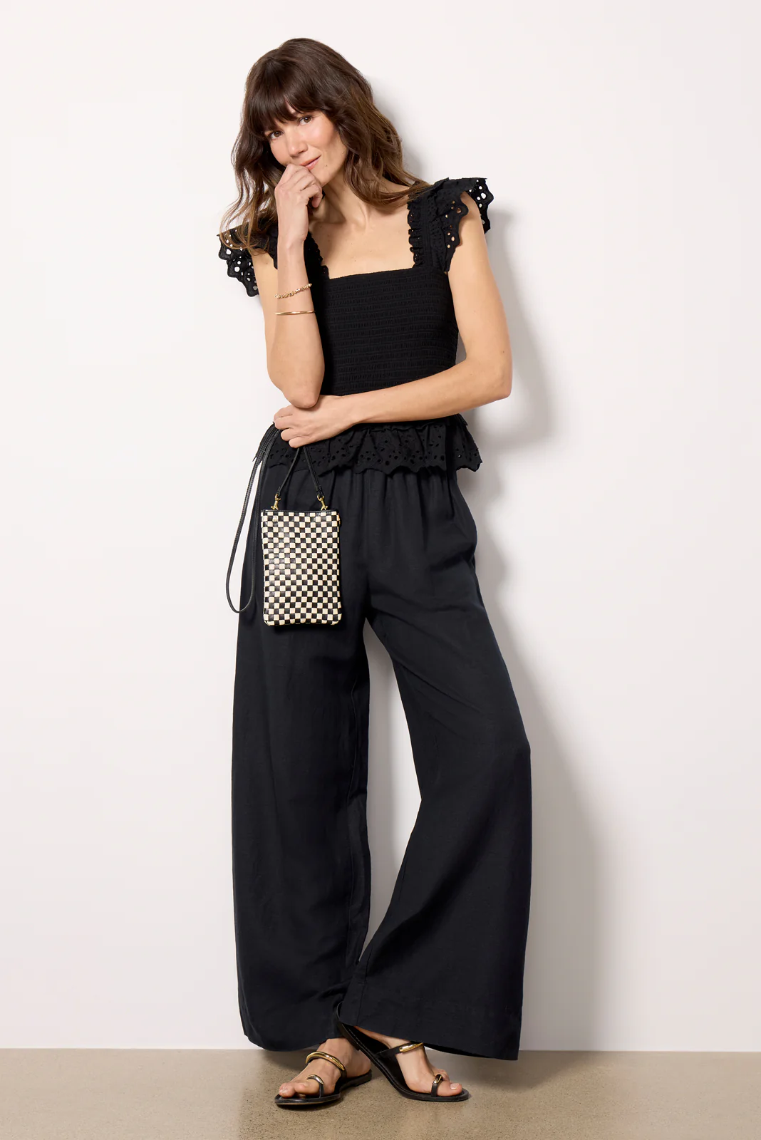 Talia Smocked Flutter Tank - Image 2