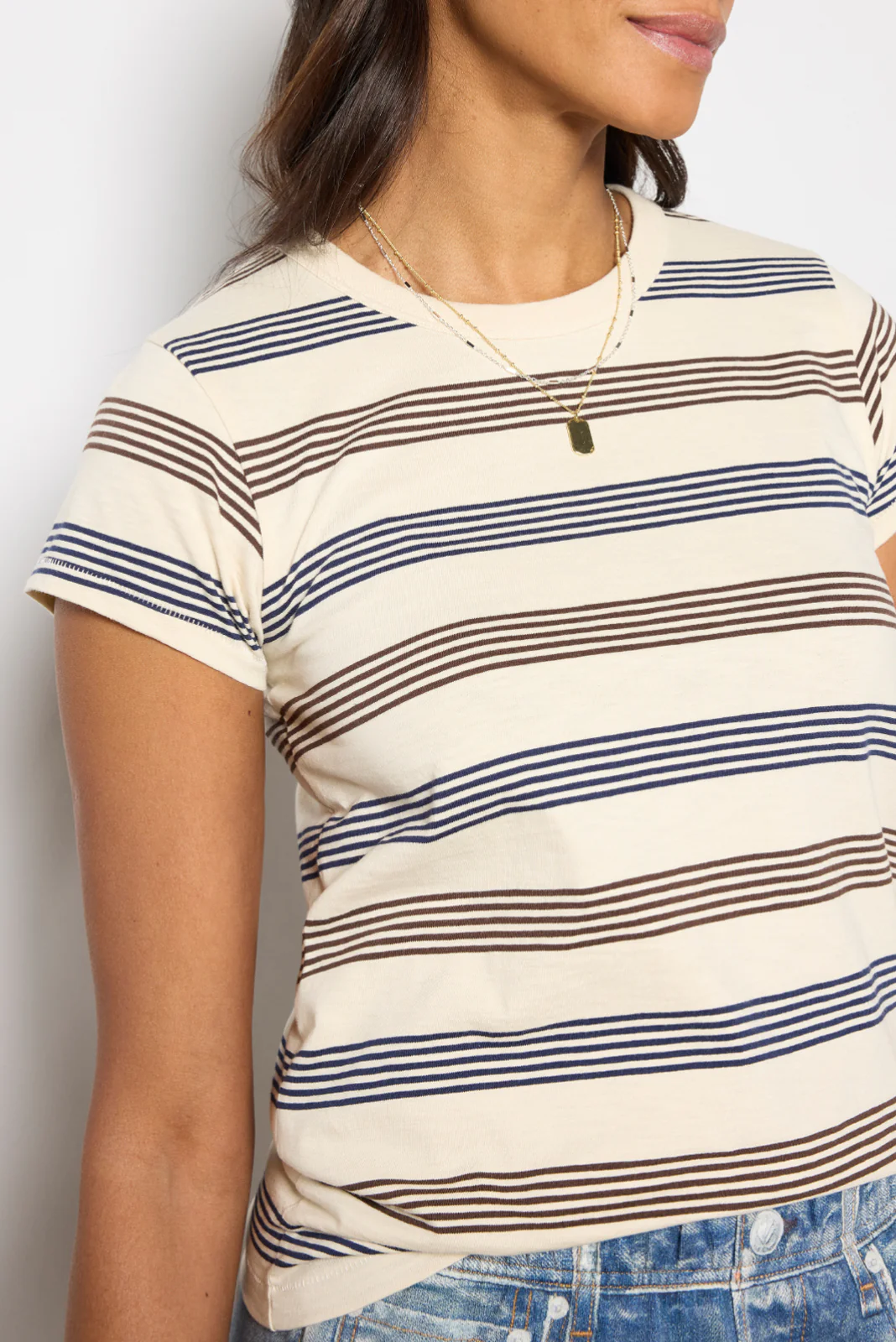 The Slub Stripe Tee - Image 3