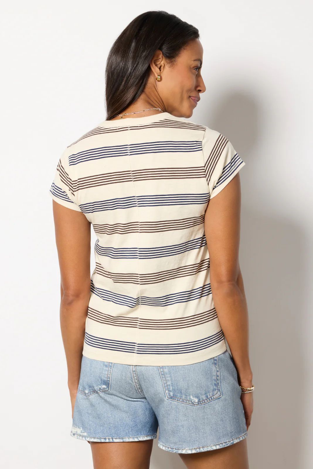 The Slub Stripe Tee - Image 4