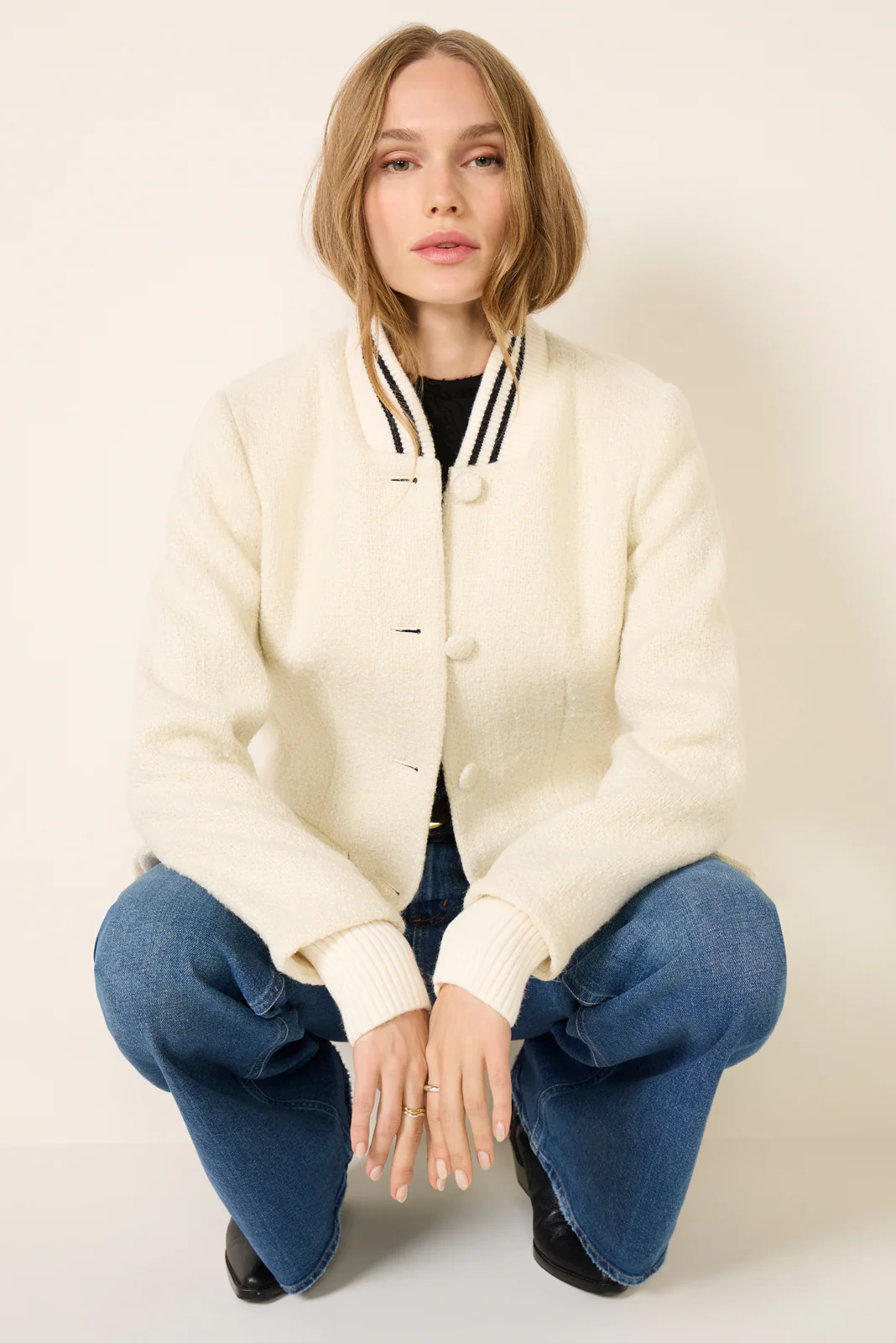 The Varsity Boucle Blazer - Image 3