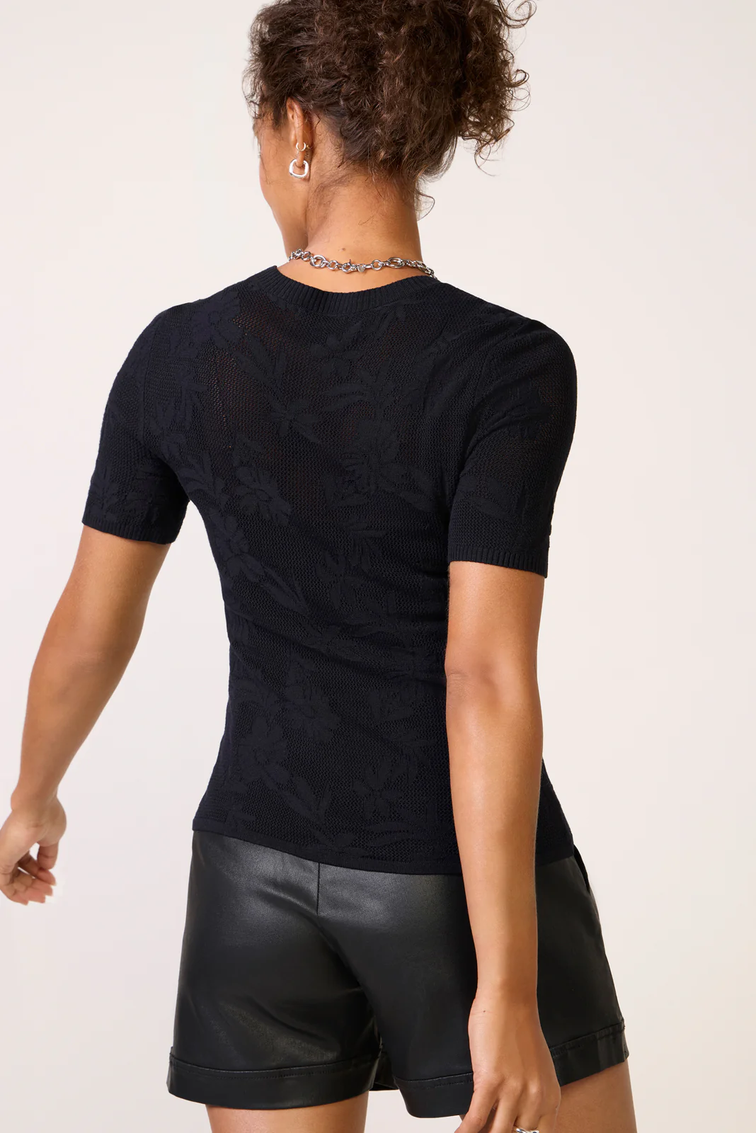Tibi Crew Neck Tee - Image 4