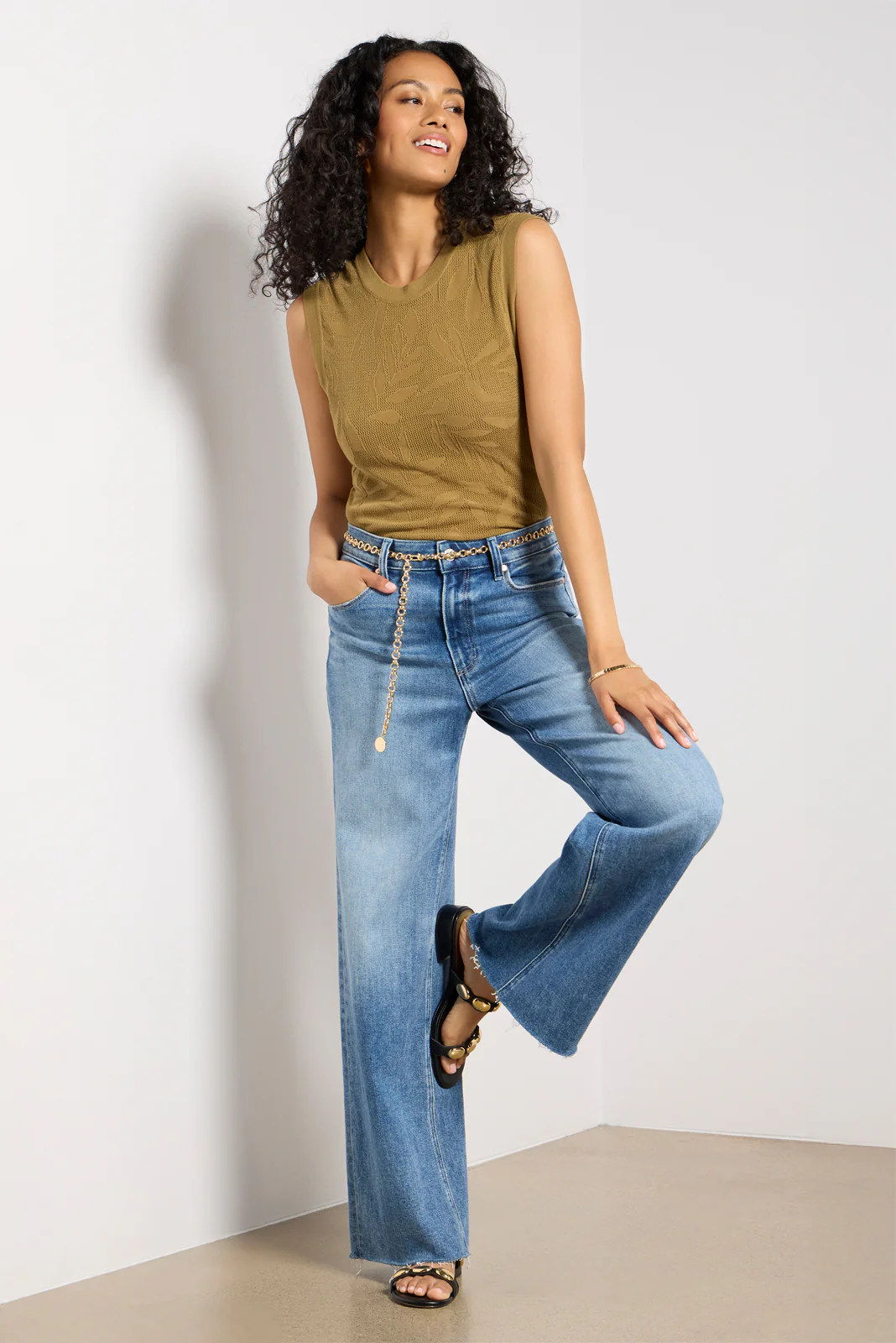 Tibi Mesh Tank - Image 2