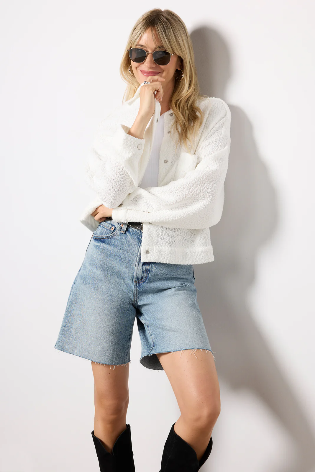 Trimmer Knit Shacket - Image 3