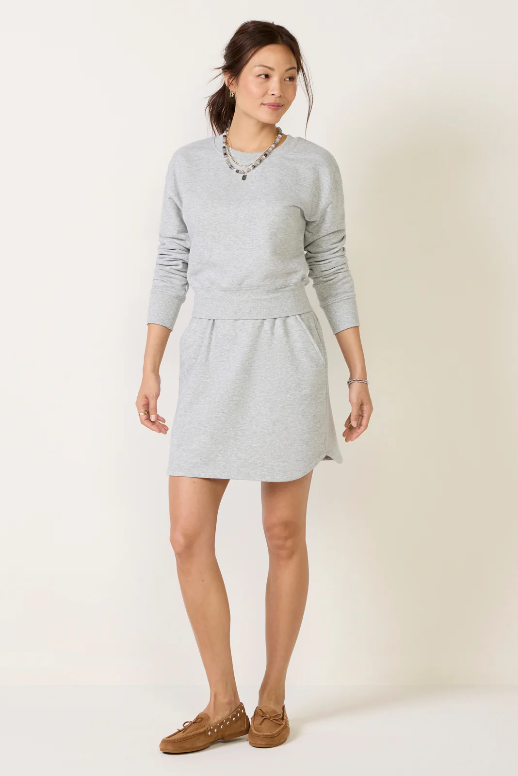 Vanna Sweatshirt Mini Dress - Image 5